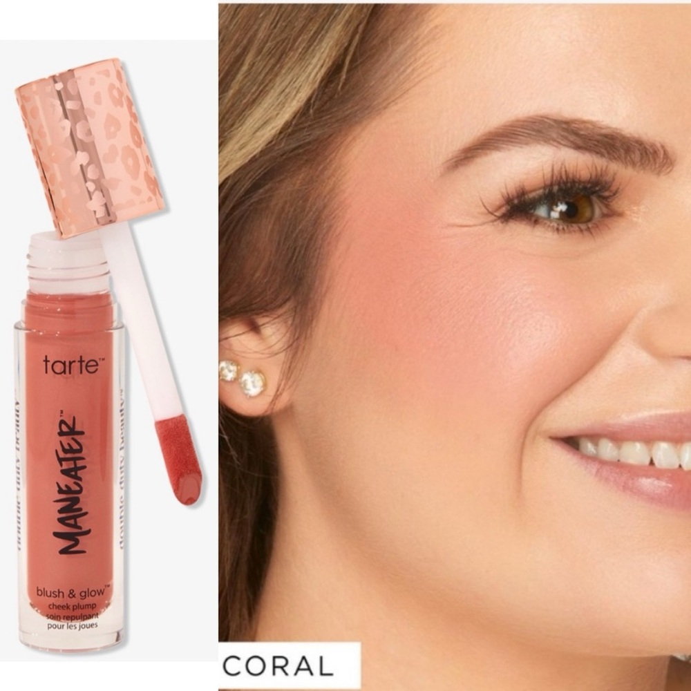 Tarte Maneater Blush & Glow Cheek Plump in Coral